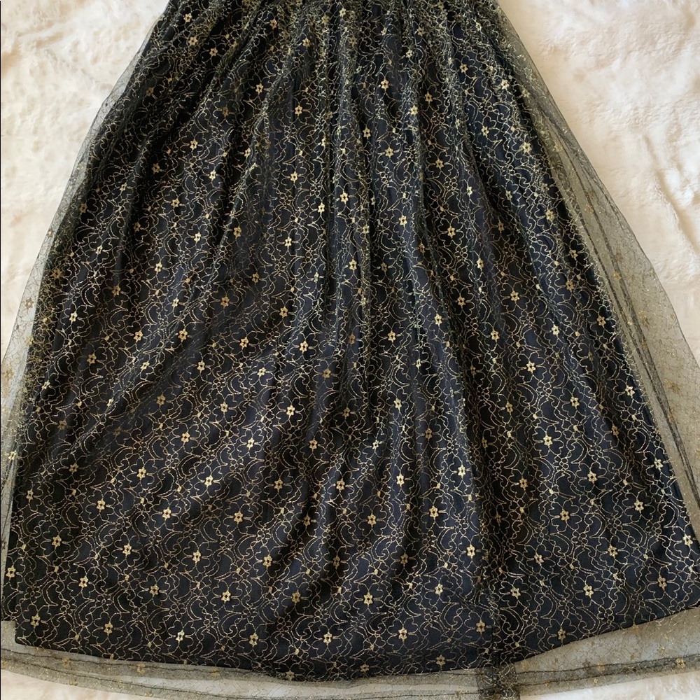 Evening wear skirt and top